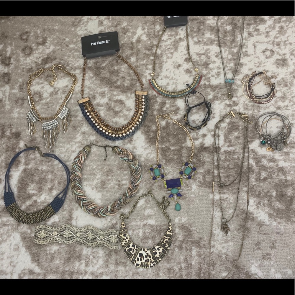 Statement Necklaces and Bracelets
